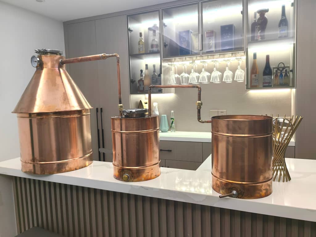 Top End Distillers Complete Copper Moonshine Distiller