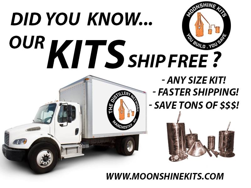 Flash Sale - 100 Gallon "You Solder" Top End Model with Quick Clamp Cap and Thumper Port Distillers Kit