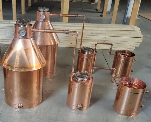 Top End Distillers Complete Copper Moonshine Still