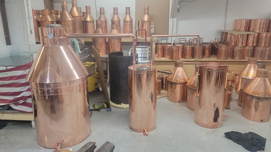 Commercial Sized Copper Distillers