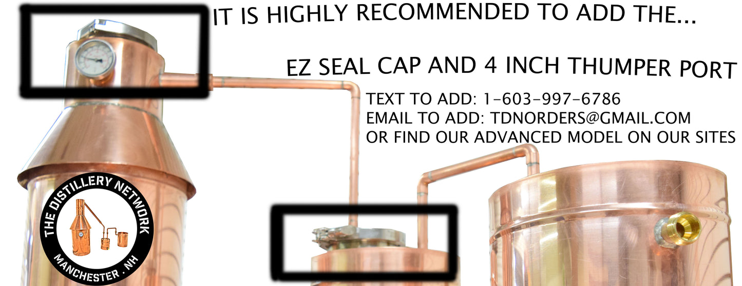 Patented Flame Flow™ 6 Gallon Copper Liquor Distillation Unit