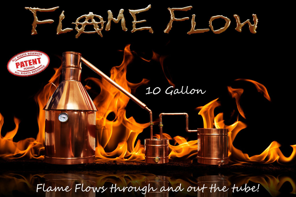 TDN - Flame Flow™ 10 Gallon Copper Moonshine Liquor Distillation Unit - The Distillery Network Inc