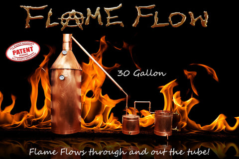 TDN - Flame Flow™ 30 Gallon Copper Moonshine Liquor Distillation Unit w/ Lifetime Warranty - The Distillery Network Inc
