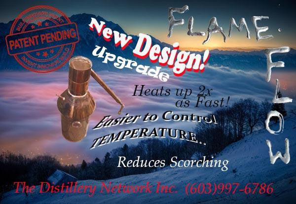 TDN - Flame Flow™ 10 Gallon Copper Moonshine Liquor Distillation Unit - The Distillery Network Inc