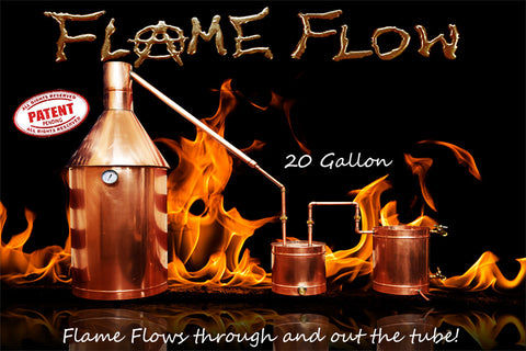 TDN - Flame Flow™ 20 Gallon Copper Moonshine Liquor Distillation Unit - The Distillery Network Inc